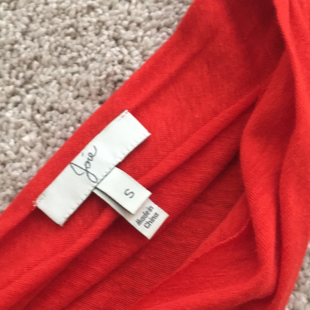 Joie red v neck dress - Picture 4 of 4